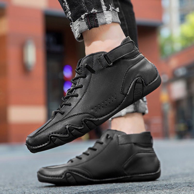 Orthopedic Leather Boots - Waterproof Non - Slip Comfort Pain Relief