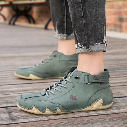 Orthopedic Leather Boots - Waterproof Non - Slip Comfort Pain Relief