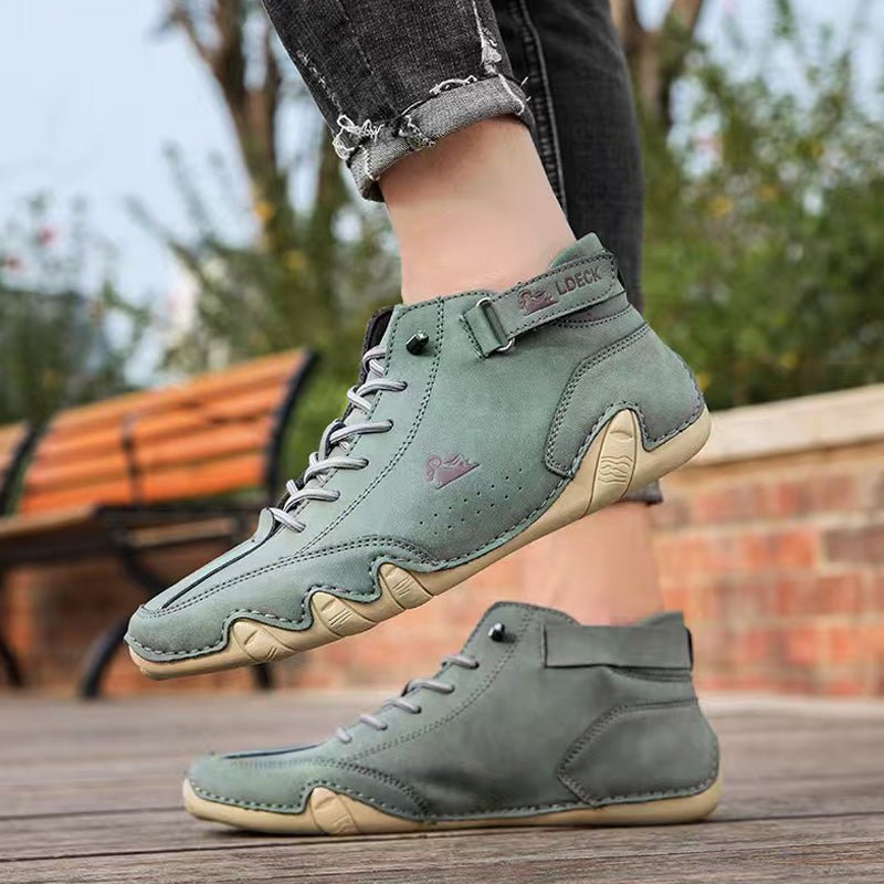Orthopedic Leather Boots - Waterproof Non - Slip Comfort Pain Relief