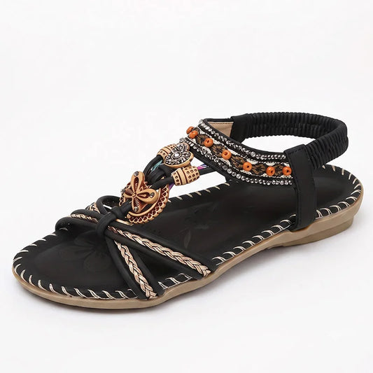 Women's wide fit T-bar sandals product view