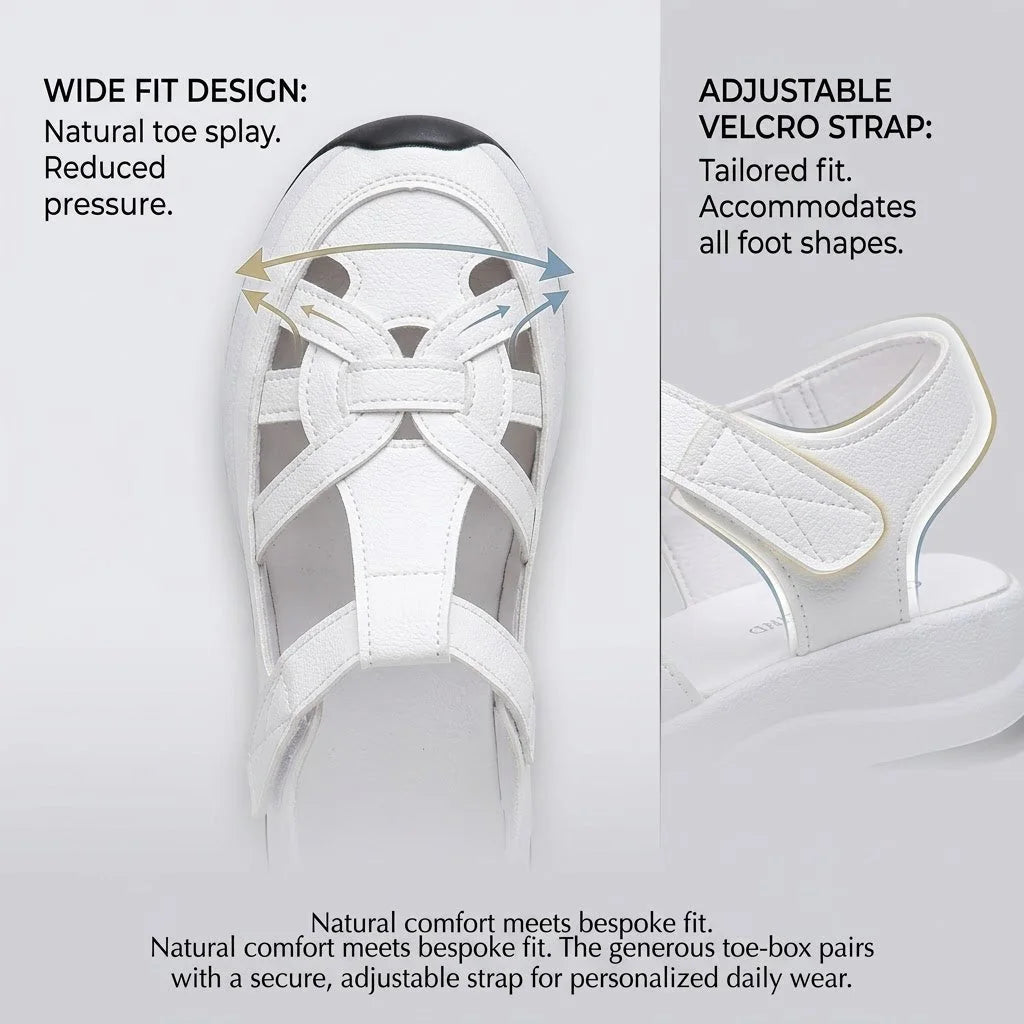 Women's wide fit walking sandals feature image